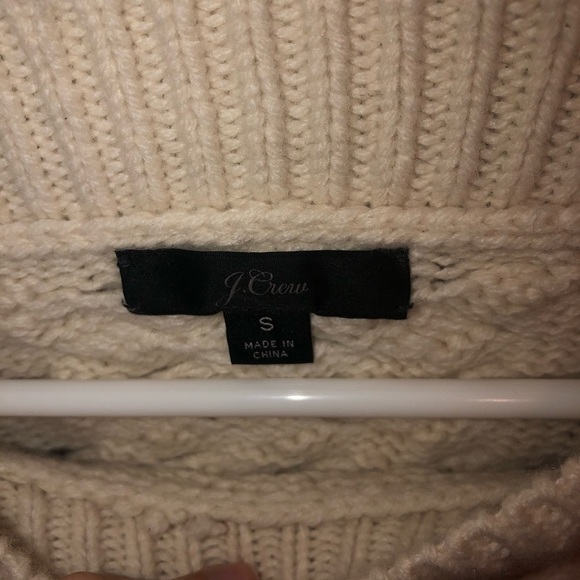 J Crew Merino Wool Cable Knit Sequin Sweater - Picture 6 of 13